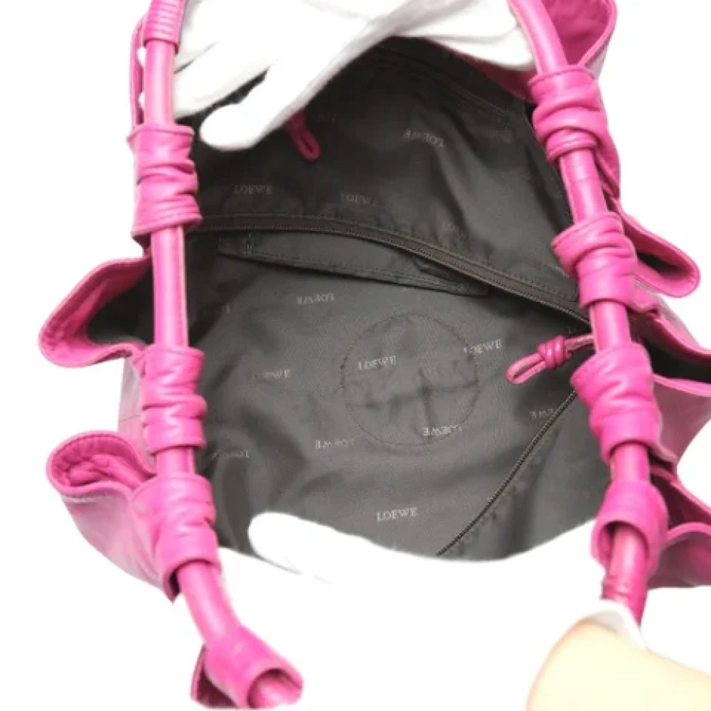 Loewe Pre-owned Leather handbags Pink Dames