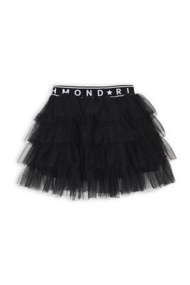 black-layered-tulle-mini-skirt