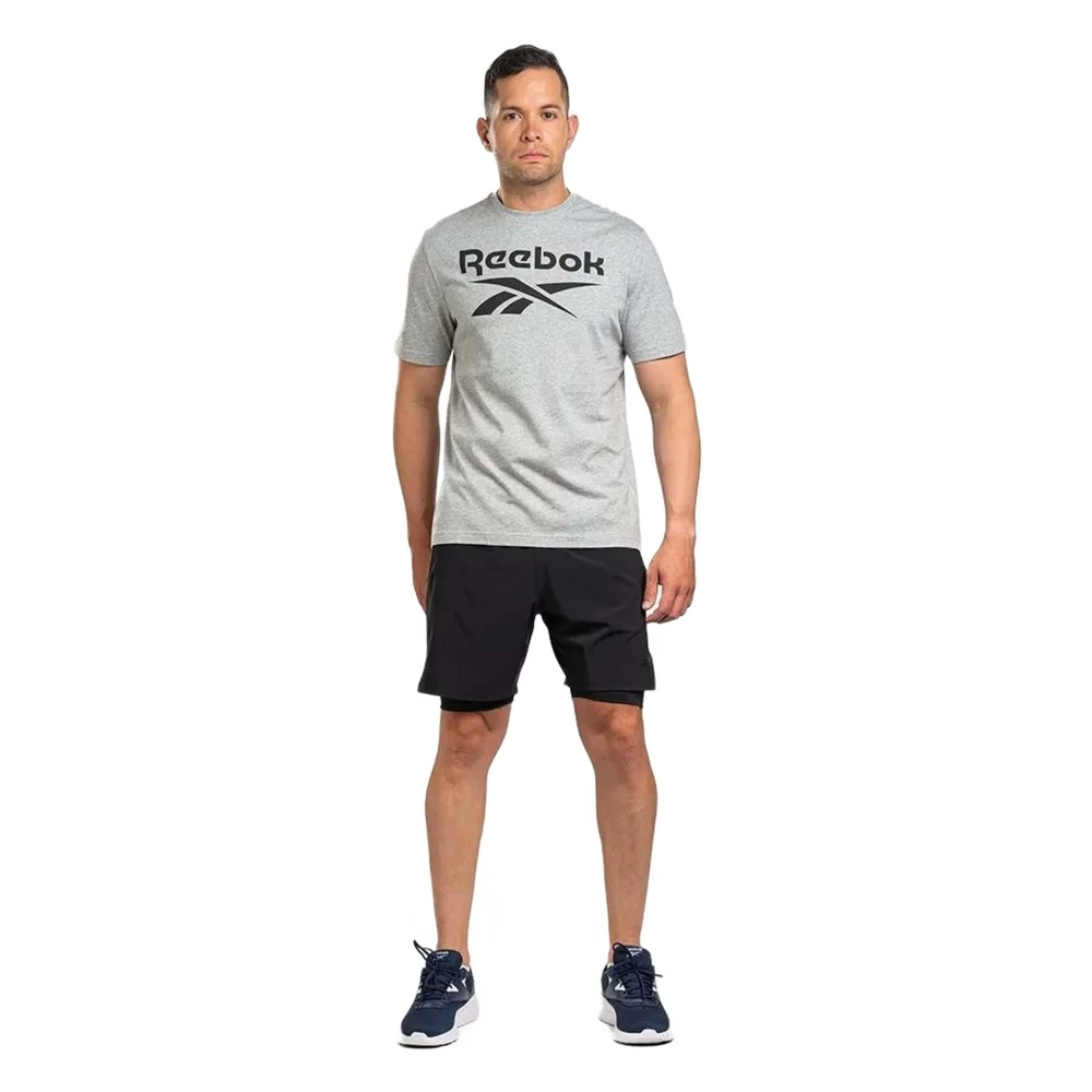 Reebok Identiteit Grote T-shirt Gray Heren