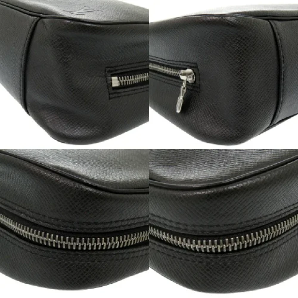 Louis Vuitton Vintage Pre-owned Leather clutches Black Dames