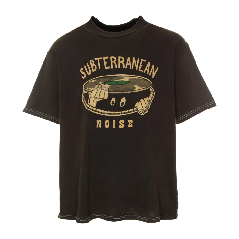 Nudie Jeans Vintage Print T-Shirt Gray Heren