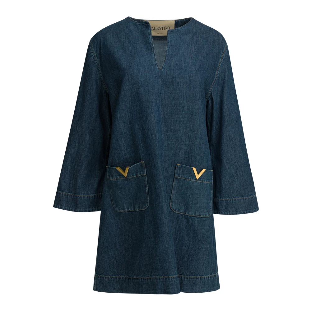 Valentino , Damen, Kleider, Blau, L 