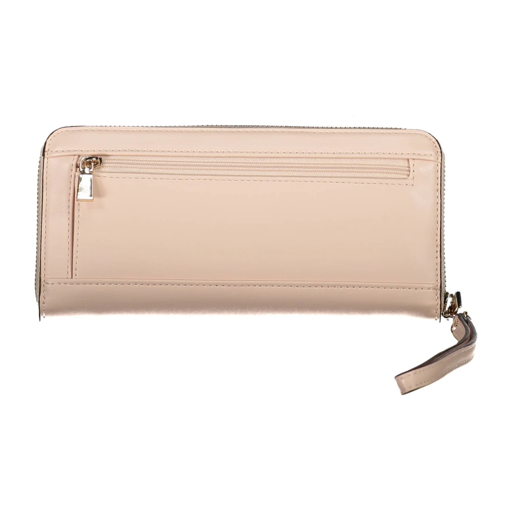 Guess Roze Damesportemonnee met Ritssluiting Pink Dames