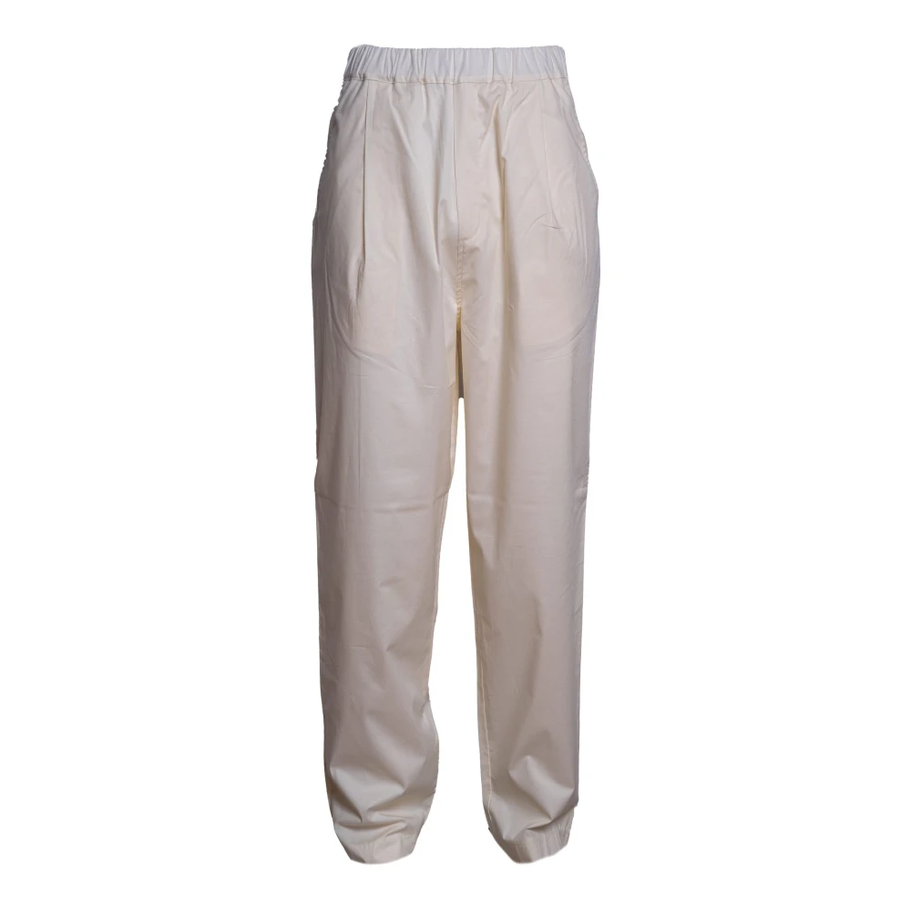 Laneus Men's Beige Wide Trousers, M, Melrose Wide Leg Trousers