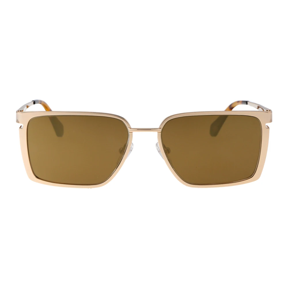 Off White Unisex Yellow/White Stylish Yoder Sunglasses For Summer