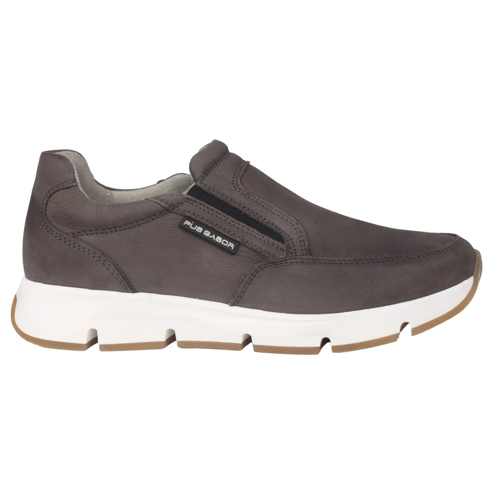 Gabor Comfortabele heren sneaker – Heren Schoenen Grijs