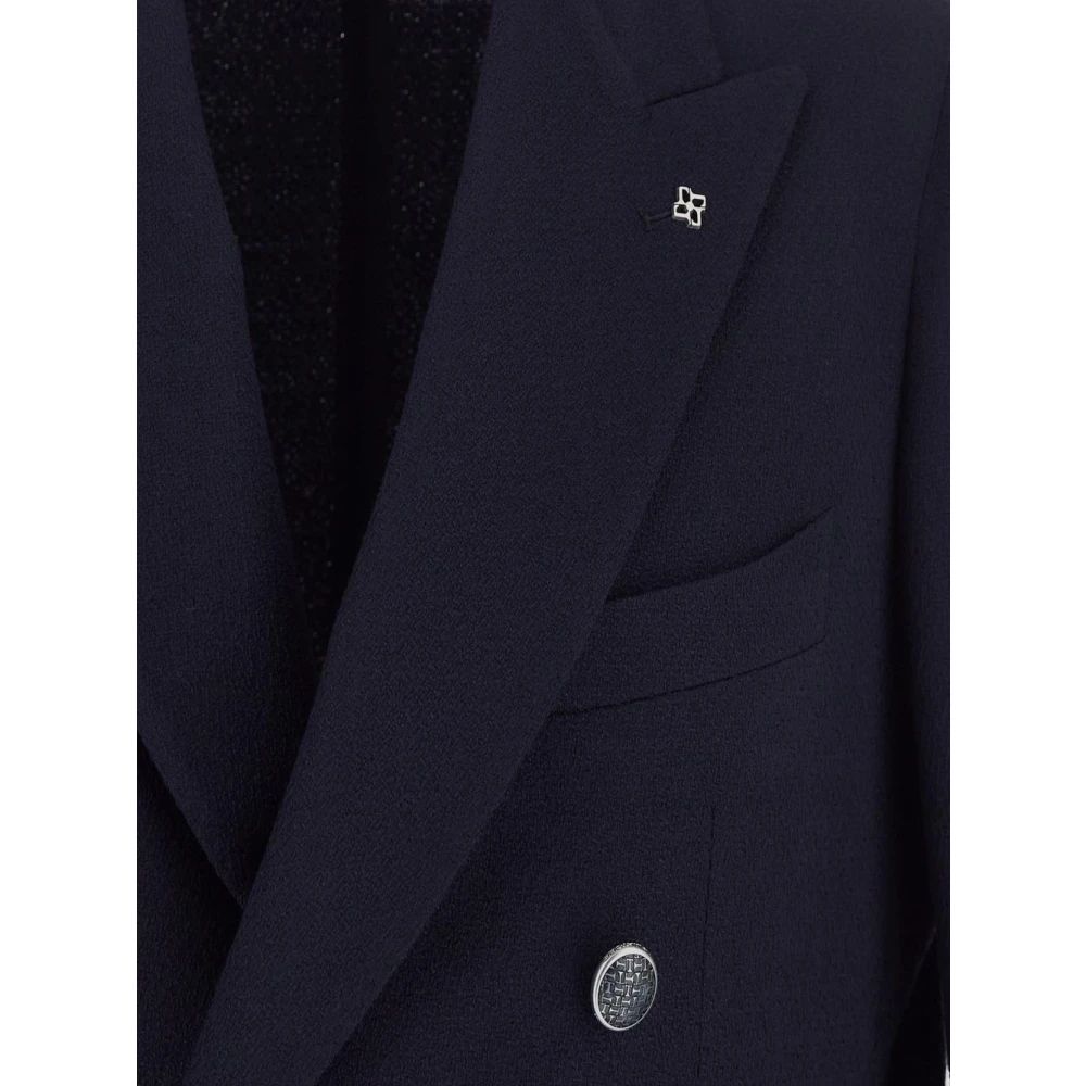 Tagliatore Blazer Double-breasted Blue Heren