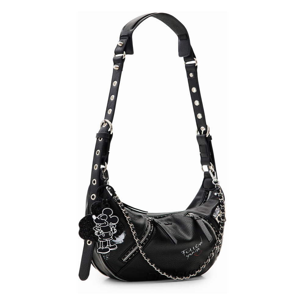 Bolso desigual outlet blanco y negro