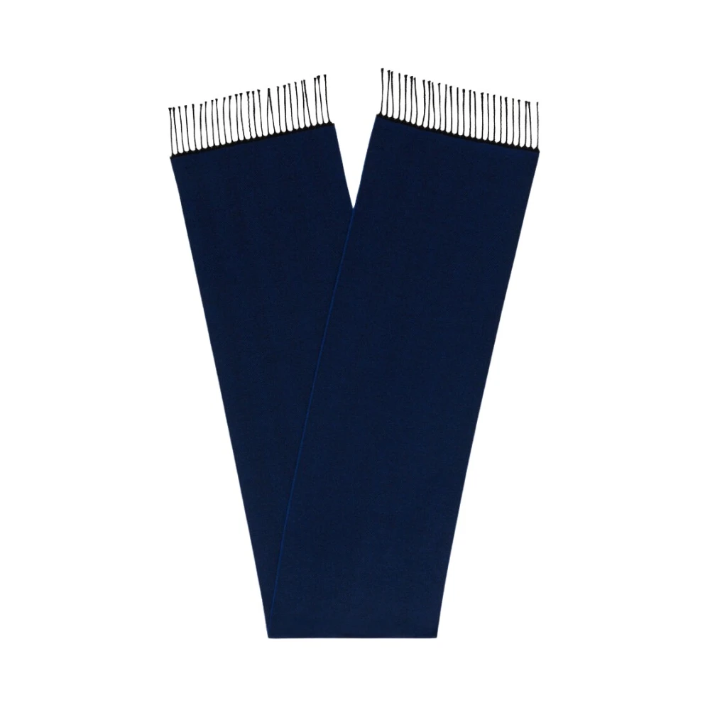 Brooks Brothers Uomo Blu - Chevron Wool Scarf - Accessories - One Size