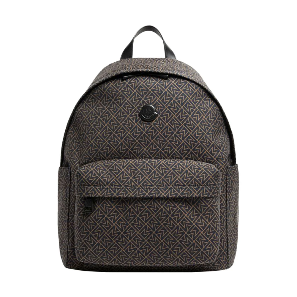 Moncler Herren Blau Stylischer Rucksack Für Den Täglichen Gebrauch