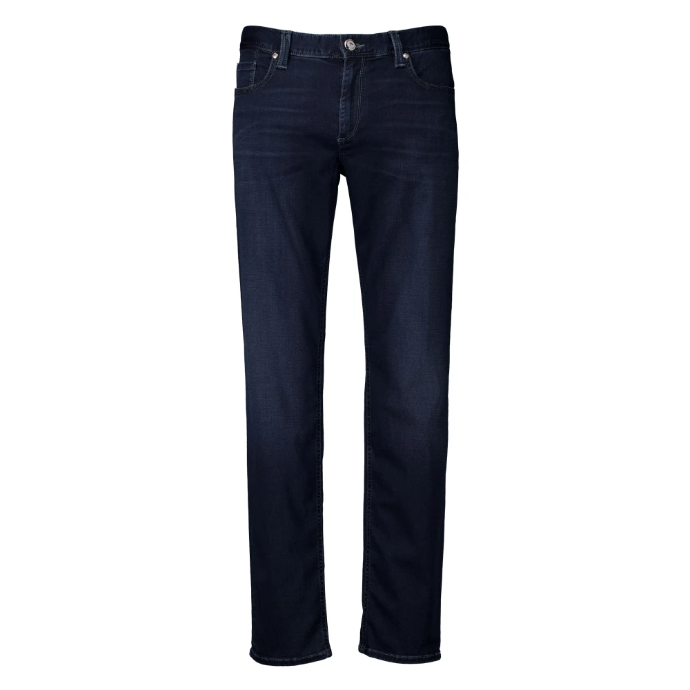 Alberto Men's Dark/Blue Pipe Jeans In