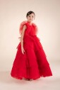 red-pleated-tulle-flounce-gown