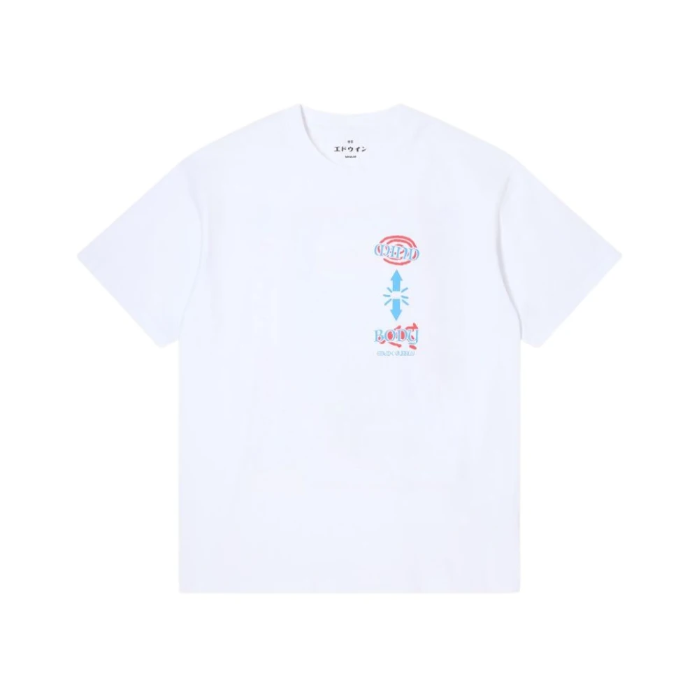 Edwin - Tops > T-Shirts - White - Edwin - Modalova