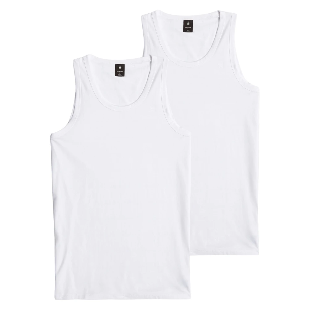 G-Star Slim Fit Tanktop Set White Heren