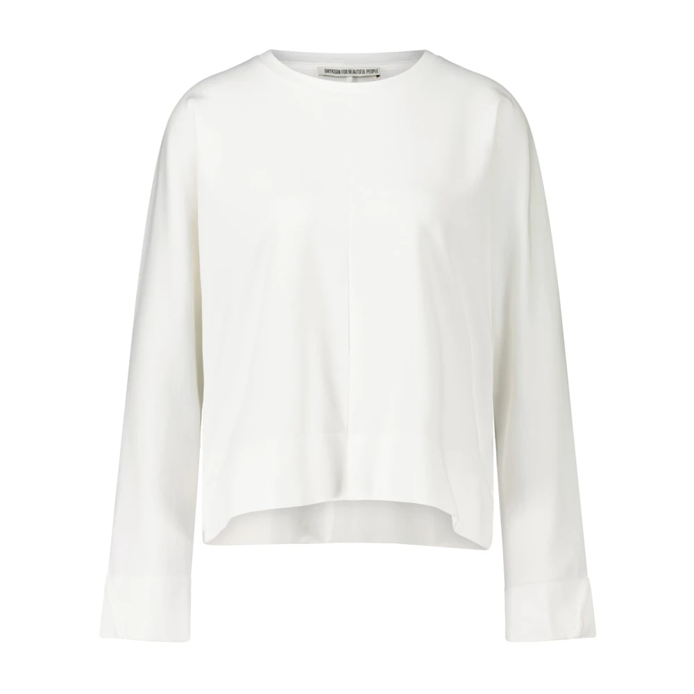 Drykorn Stijlvol Oversized Sweatshirt White Dames