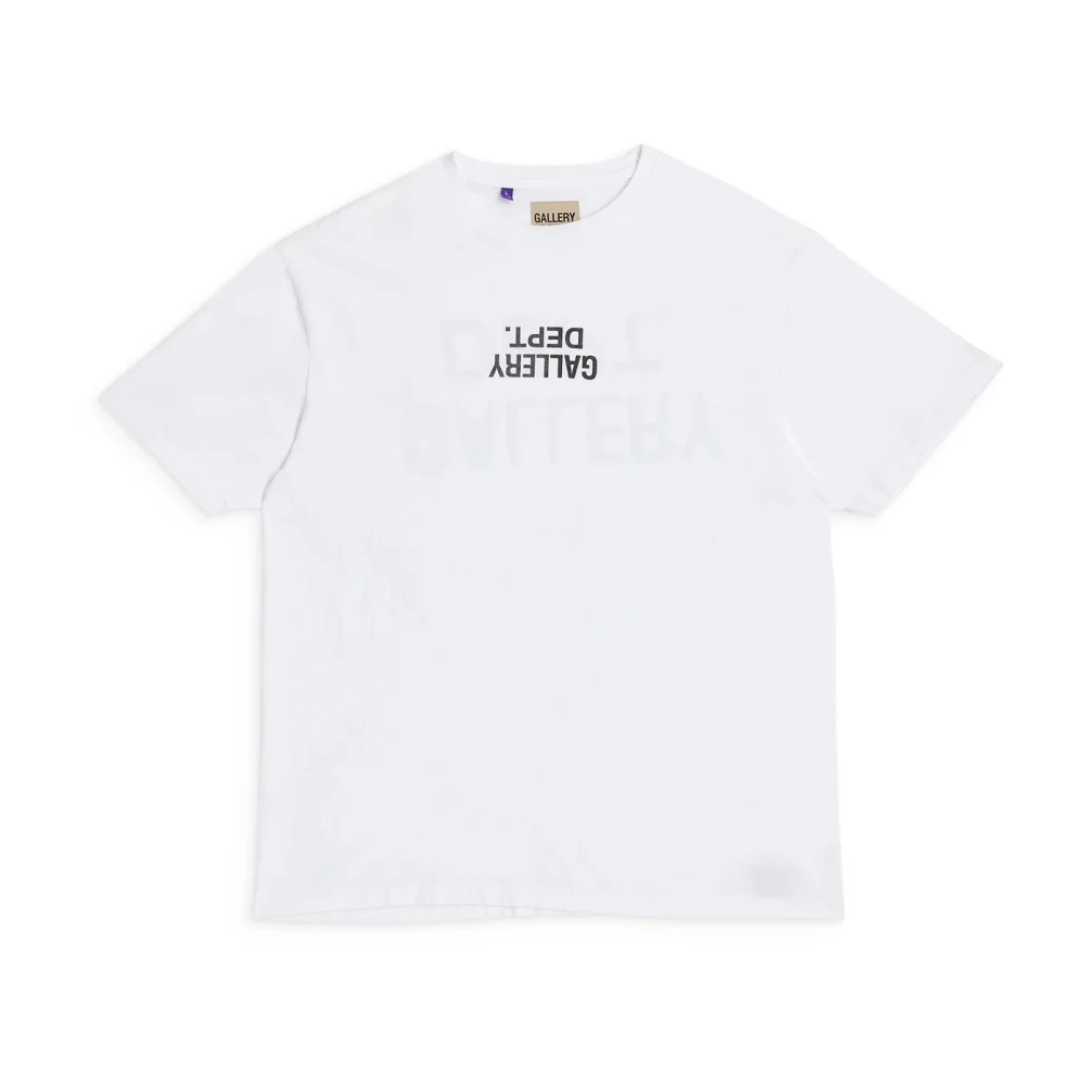 Gallery Dept. Boxy Cut Logo Tee White Heren