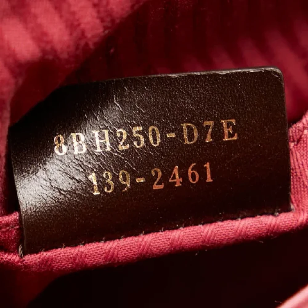 Fendi Vintage Pre-owned Leather handbags Red Dames