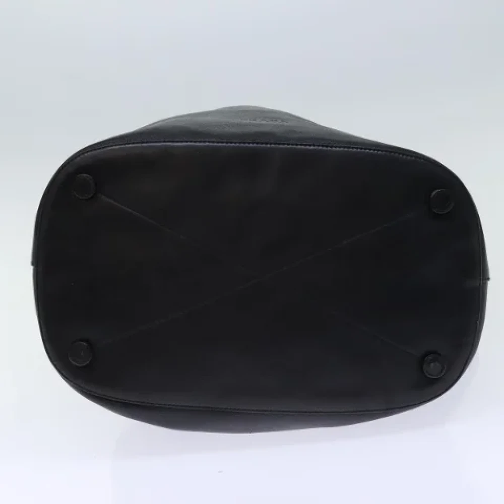 Prada Vintage Pre-owned Leather prada-bags Black Dames