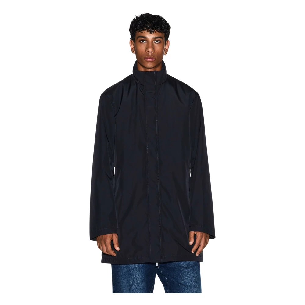 Armani Exchange Men's Blue Jackets - Parkas - S - Coats