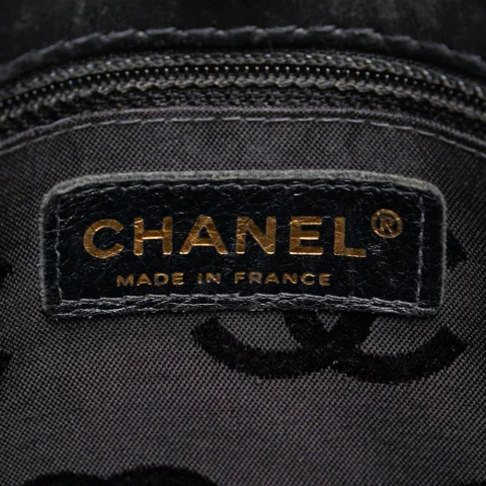 Chanel Vintage Pre-owned Leather chanel-bags Blue Dames