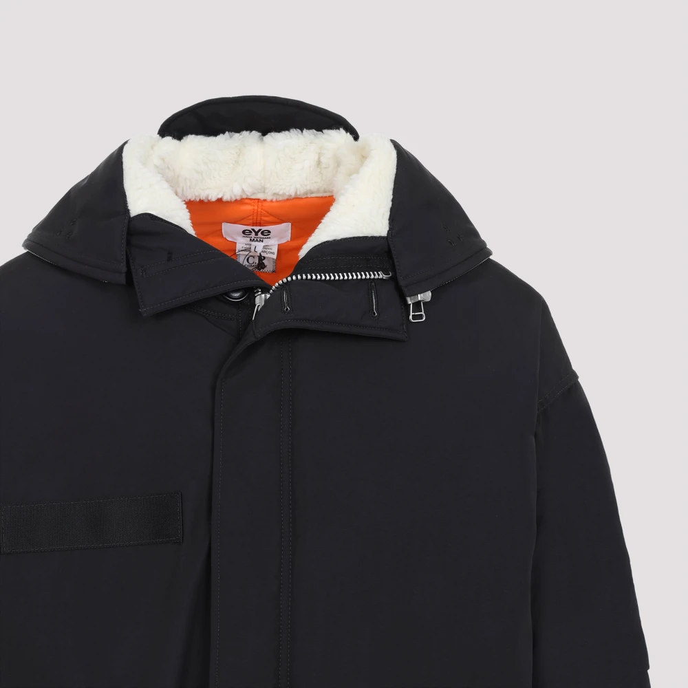 Junya Watanabe Zwarte Winterjas voor Mannen Black Heren