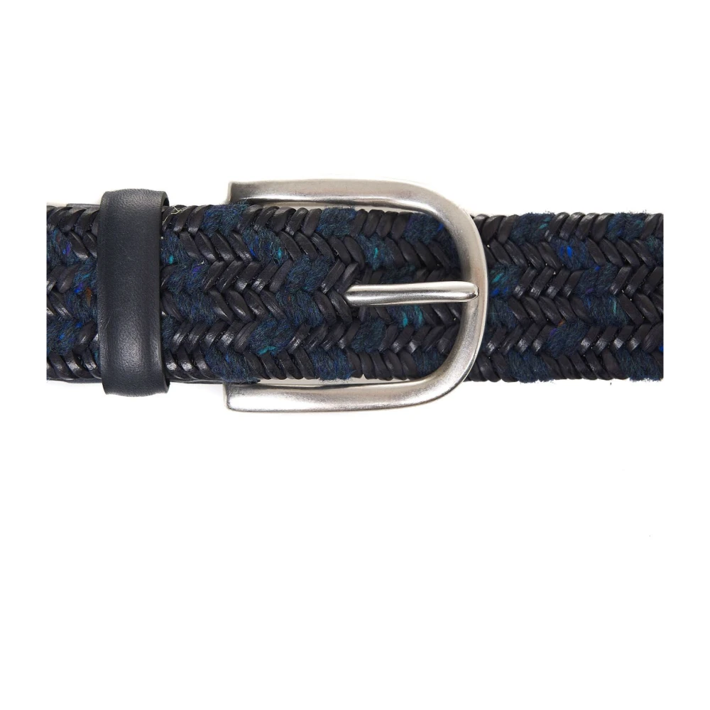 Orciani Blauwe Accessoires Riem Aw24 Blue Heren