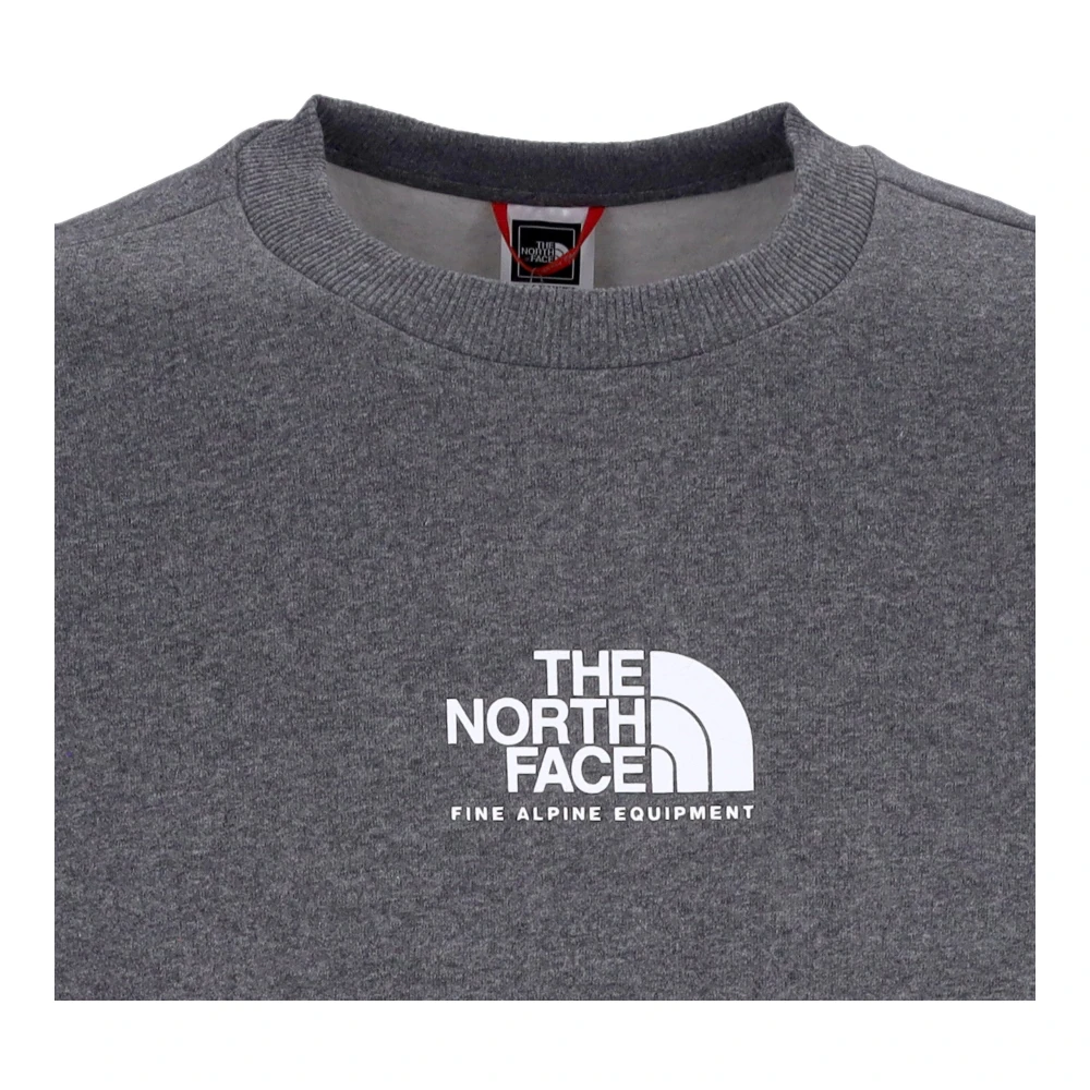 The North Face Grijze Crewneck Sweatshirt Gray Heren