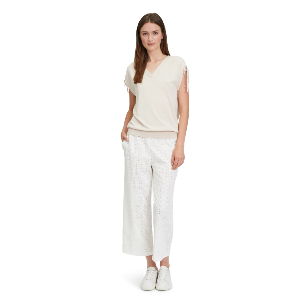 Betty & Co Kanten instapbroek Trendy Style White Dames