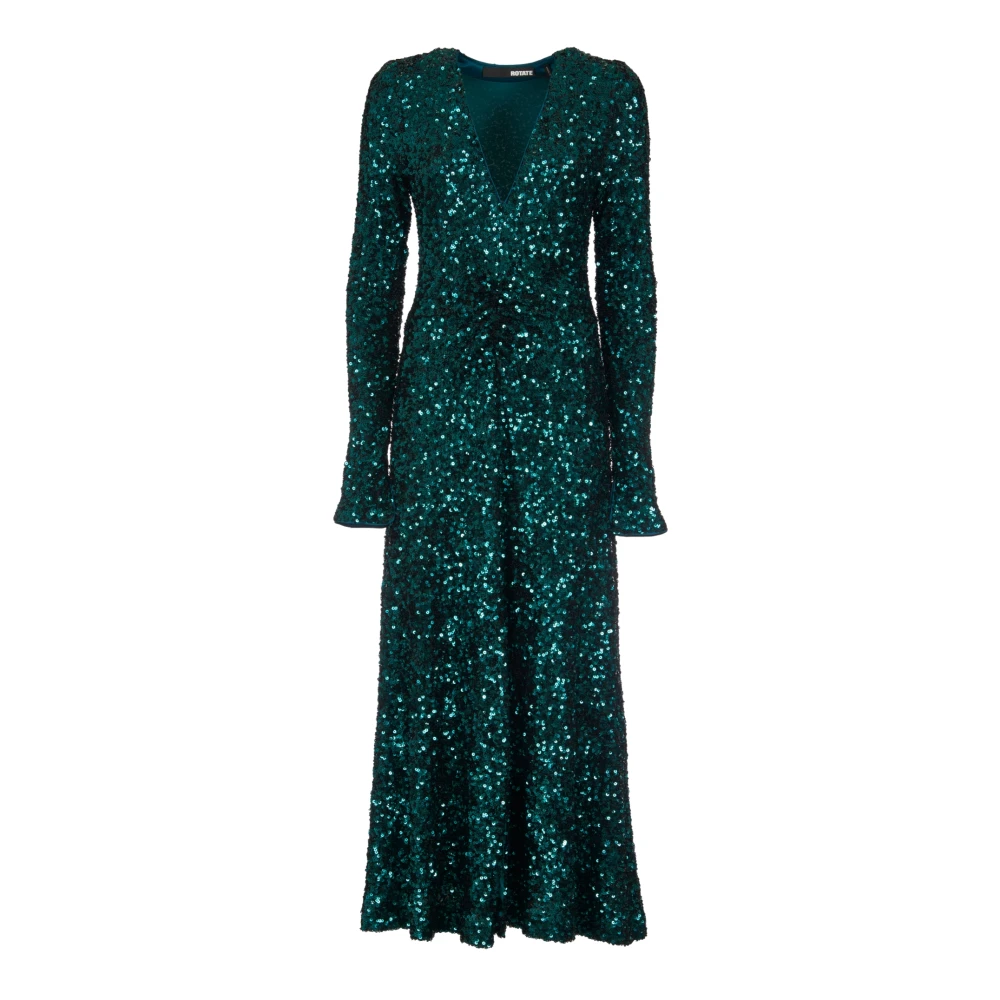 Rotate Birger Christensen Maxi Dress Green Dames