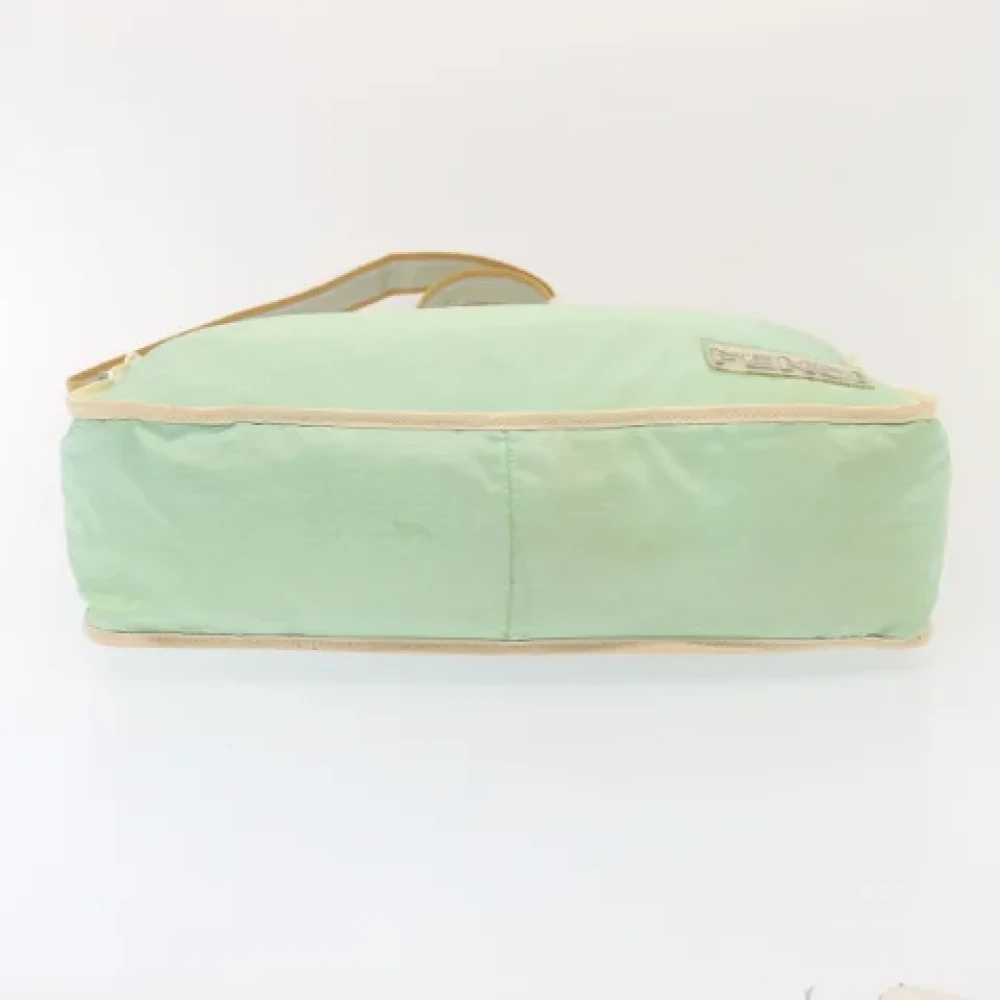 Fendi Vintage Pre-owned Canvas fendi-bags Green Dames