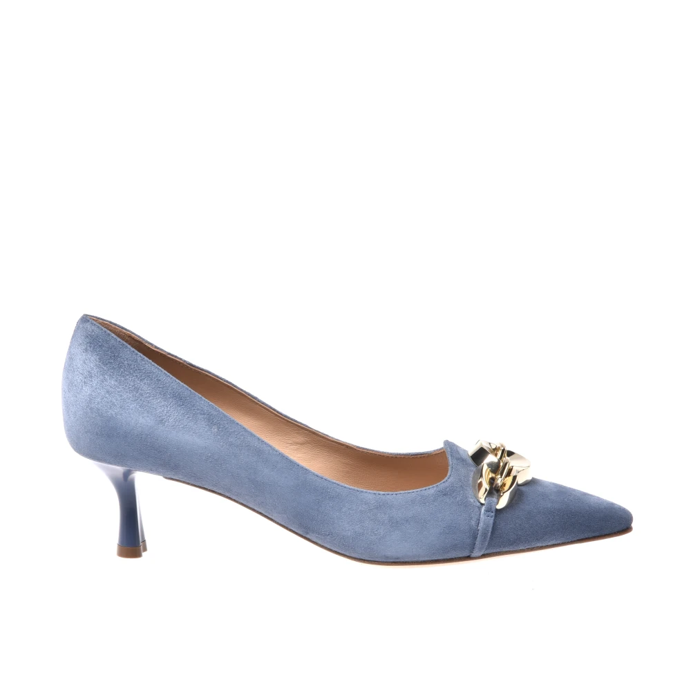 Baldinini Donna Blu - Décolleté In Camoscio - Shoes - 37 Eu