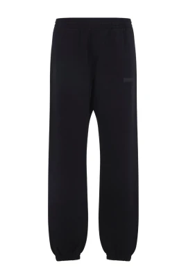 Joggingbyxor i fleece med Paris gros grain