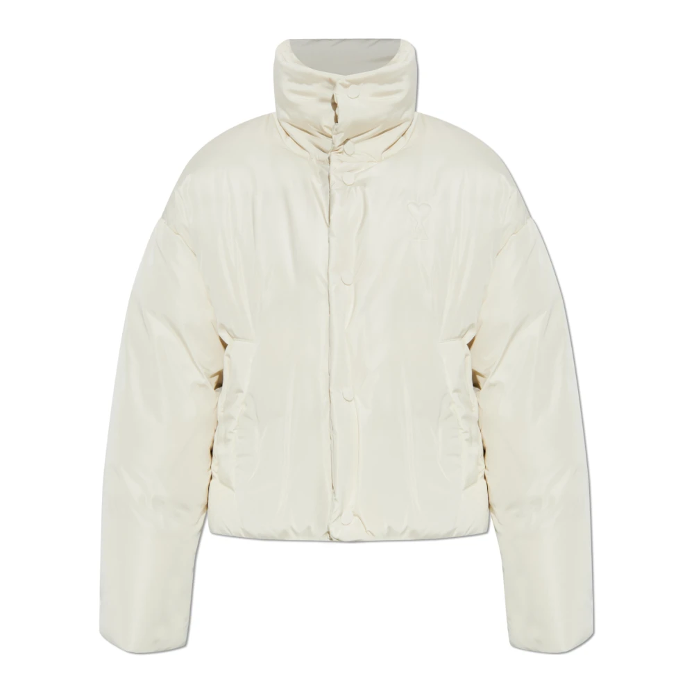 Ami Paris Donna Beige Piumino