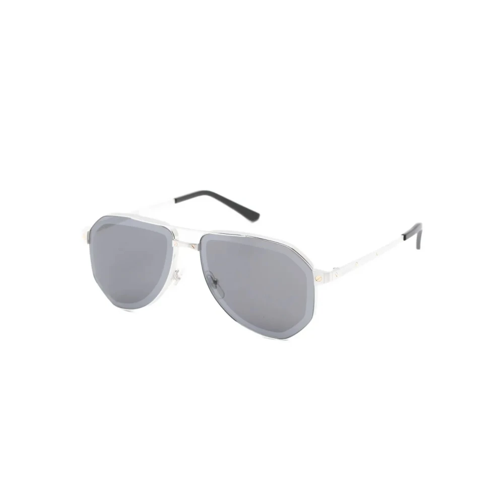 Cartier Men's Gray Sunglasses, 60 Mm, Sunglasses