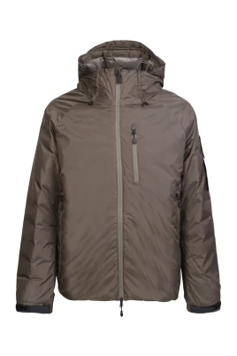 Quiltad huva jacka, urban stil