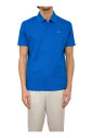 polo-en-coton-bleu