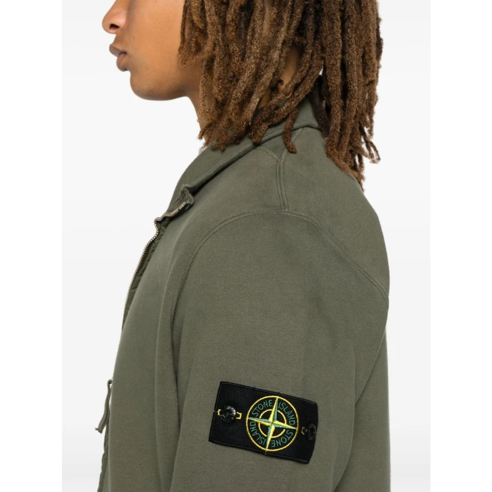 Stone Island Casual Gebreide Trui voor Mannen Green Heren