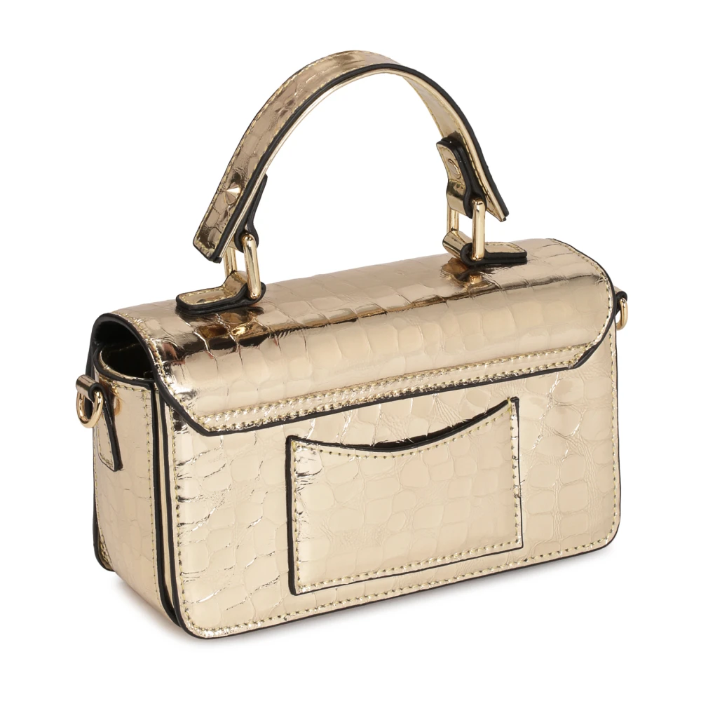Kazar Kleine stijve tas om in de hand te dragen en over de arm in gouden kleur Yellow Dames