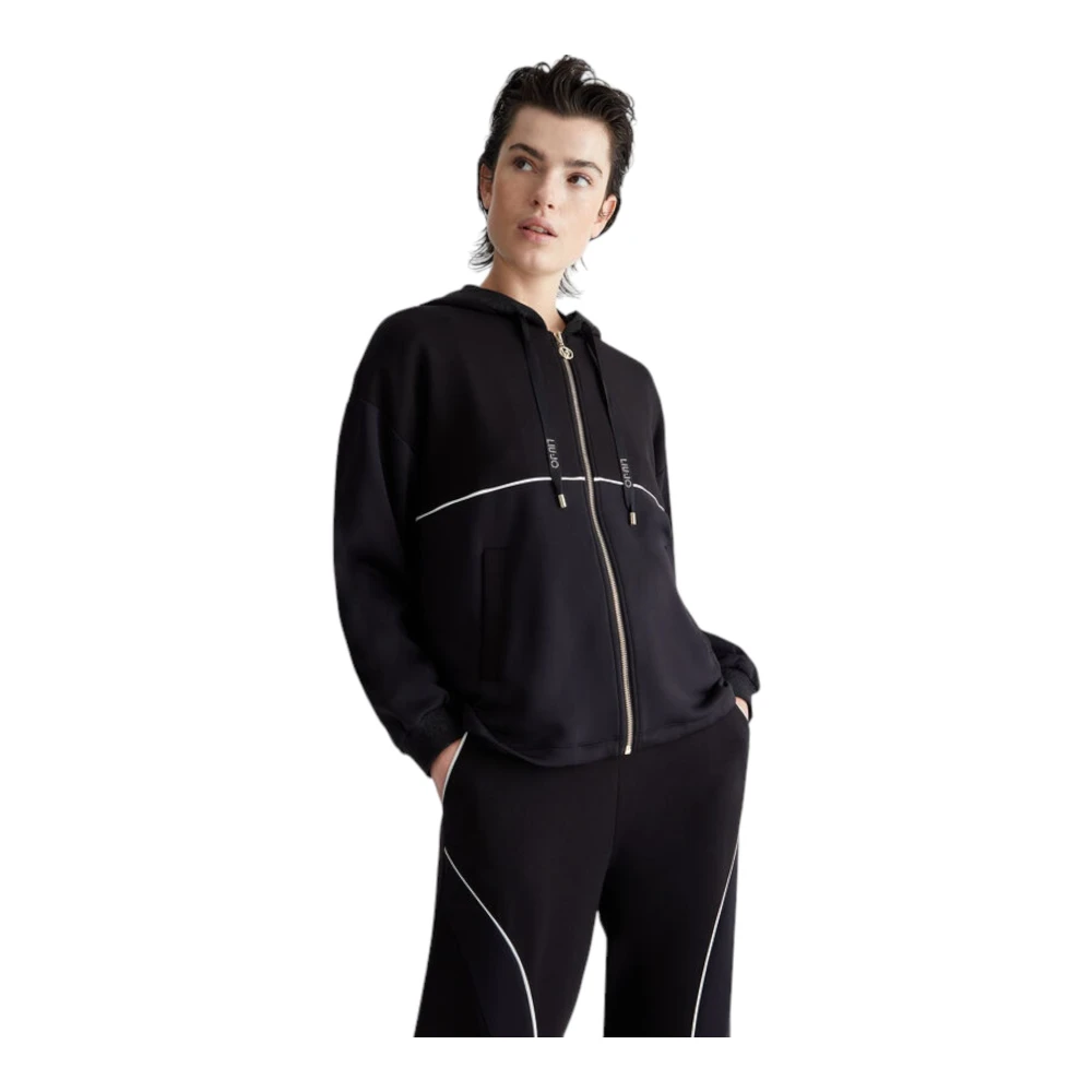 Liu Jo Dames Zip Hoodie Black Dames