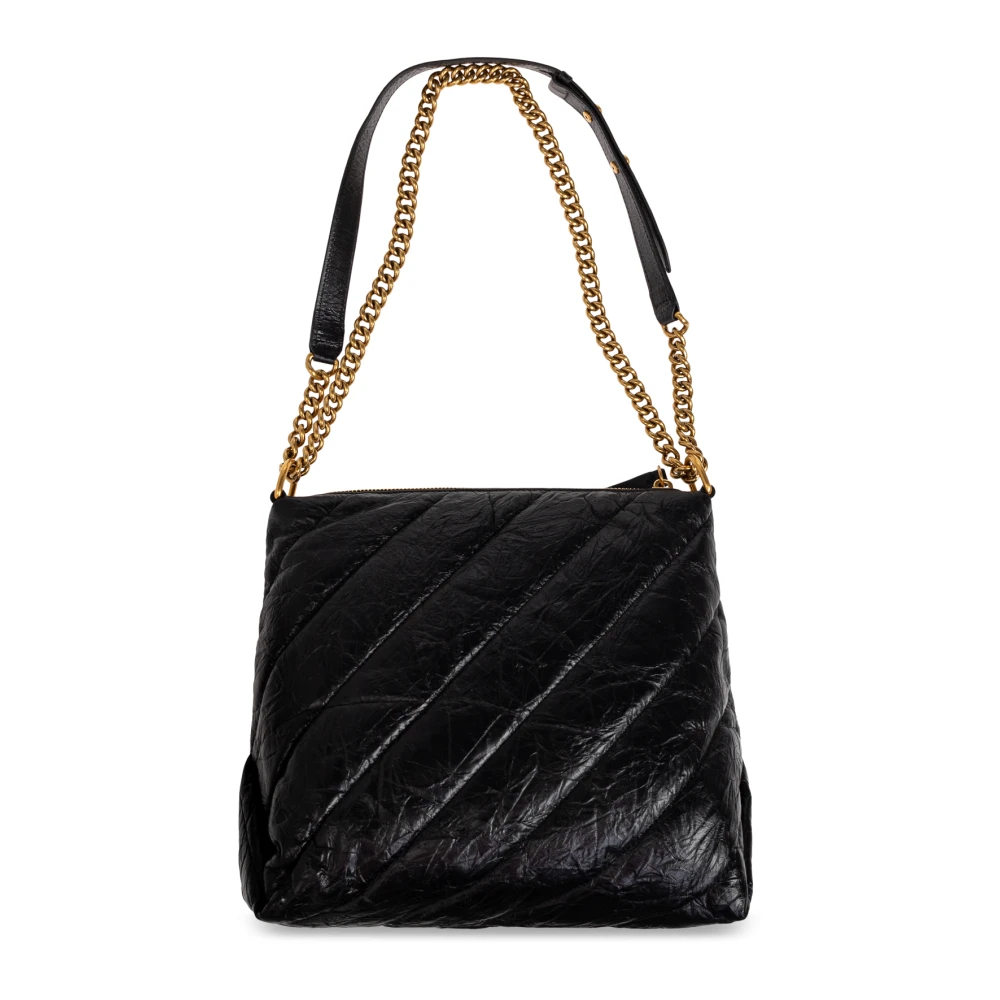 Balenciaga Schoudertas Crush Black Dames