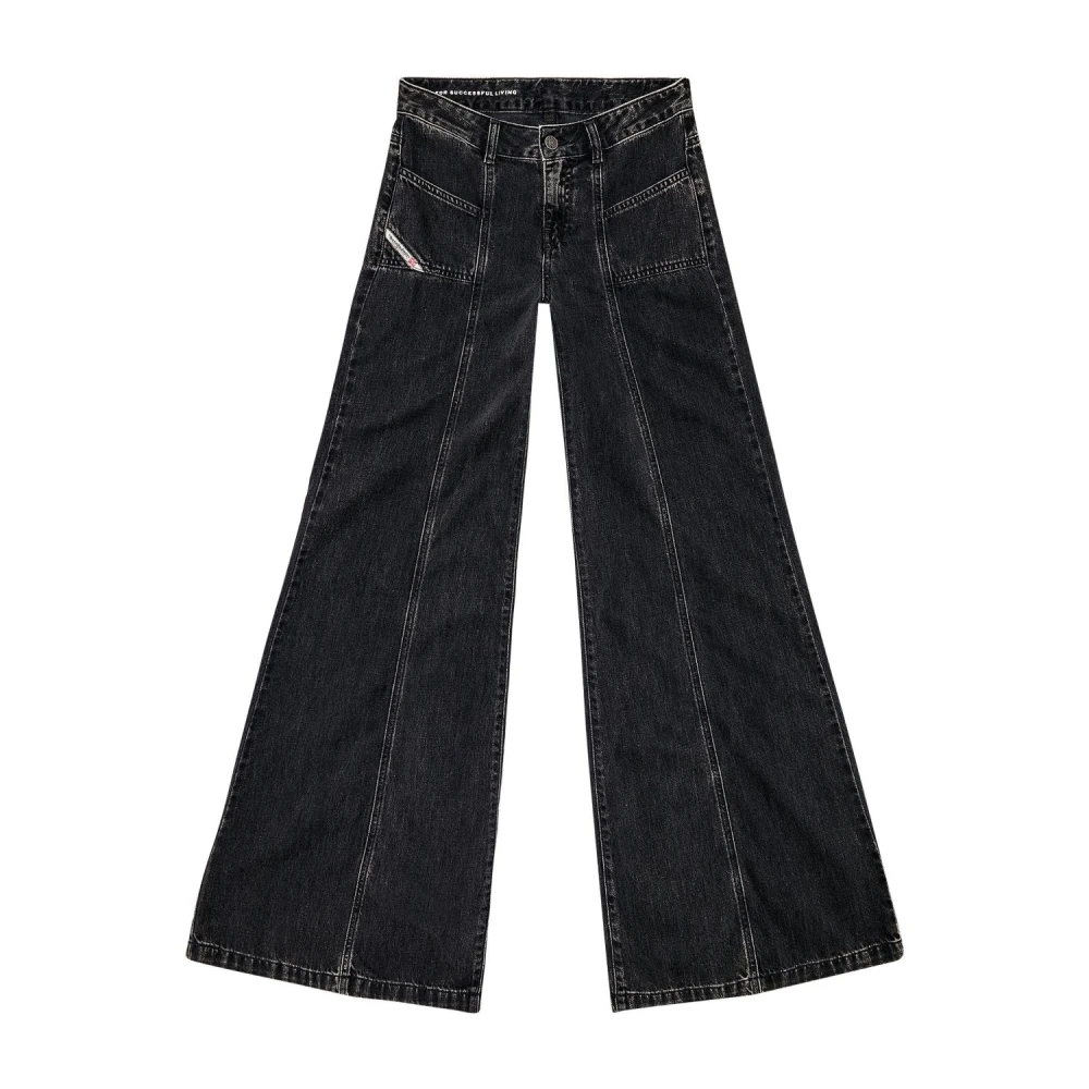 Diesel Donna Nero Jeans Denim Alla Moda Per Uomo