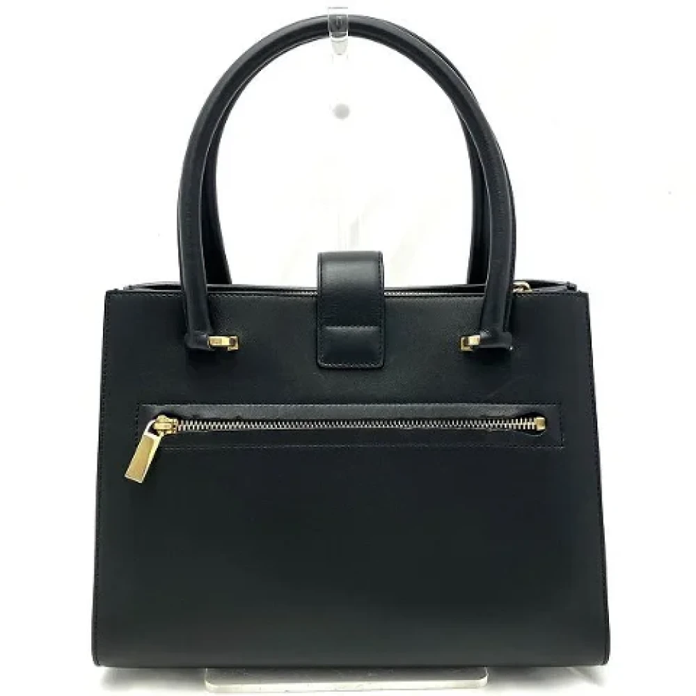 Salvatore Ferragamo Pre-owned Leather handbags Black Dames