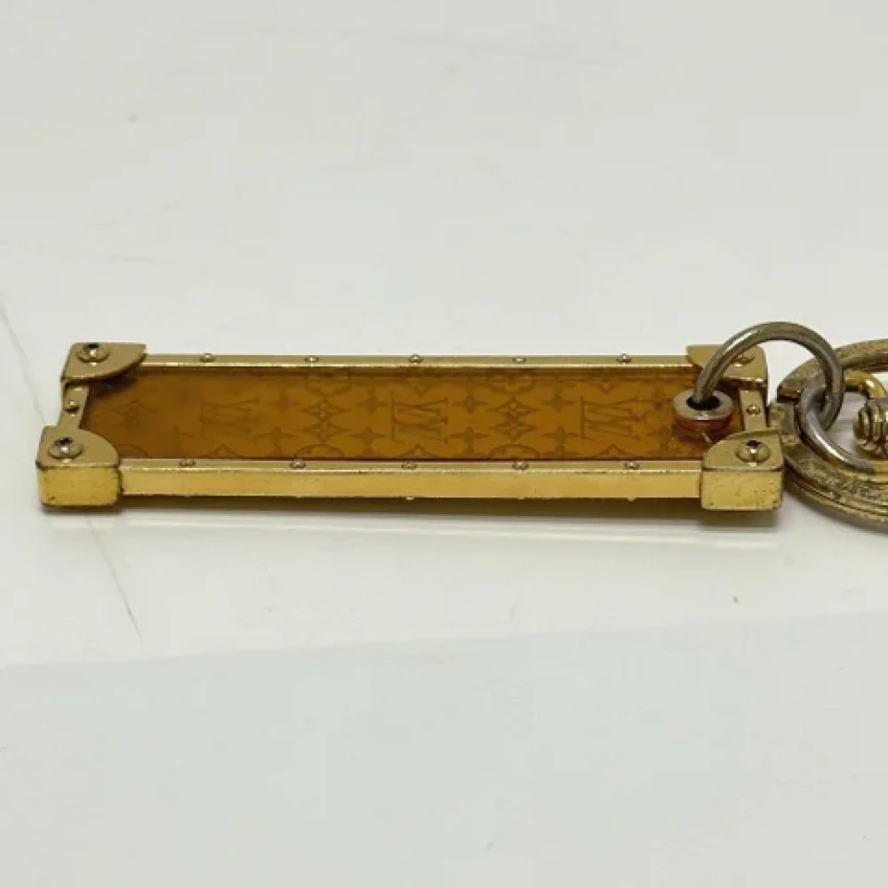 Louis Vuitton Vintage Pre-owned Fabric key-holders Yellow Dames