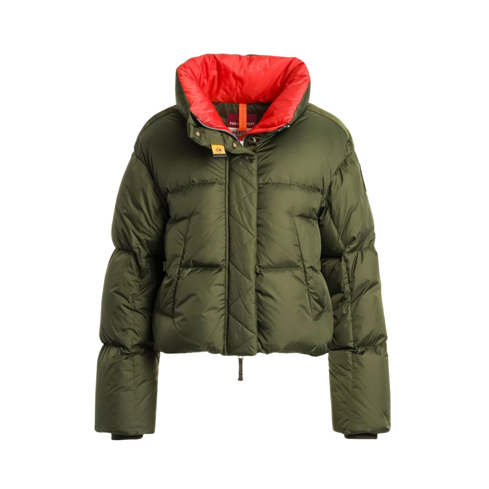 Parajumpers Donna Verde Cecy - Giubbotto Corto In Piuma