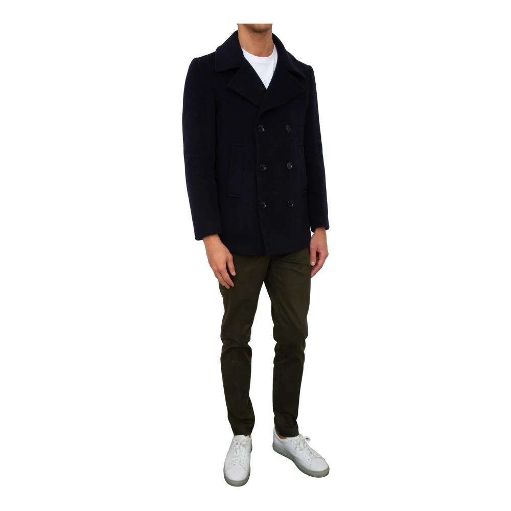 Liu Jo Blauwe Jas voor Stijlvolle Look Blue Heren