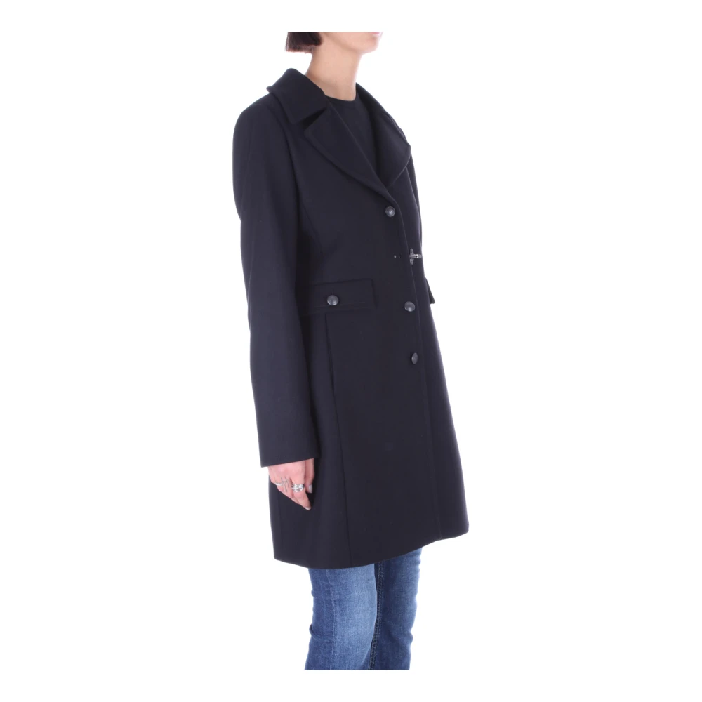 Fay Enkelrijig Jas Black Dames