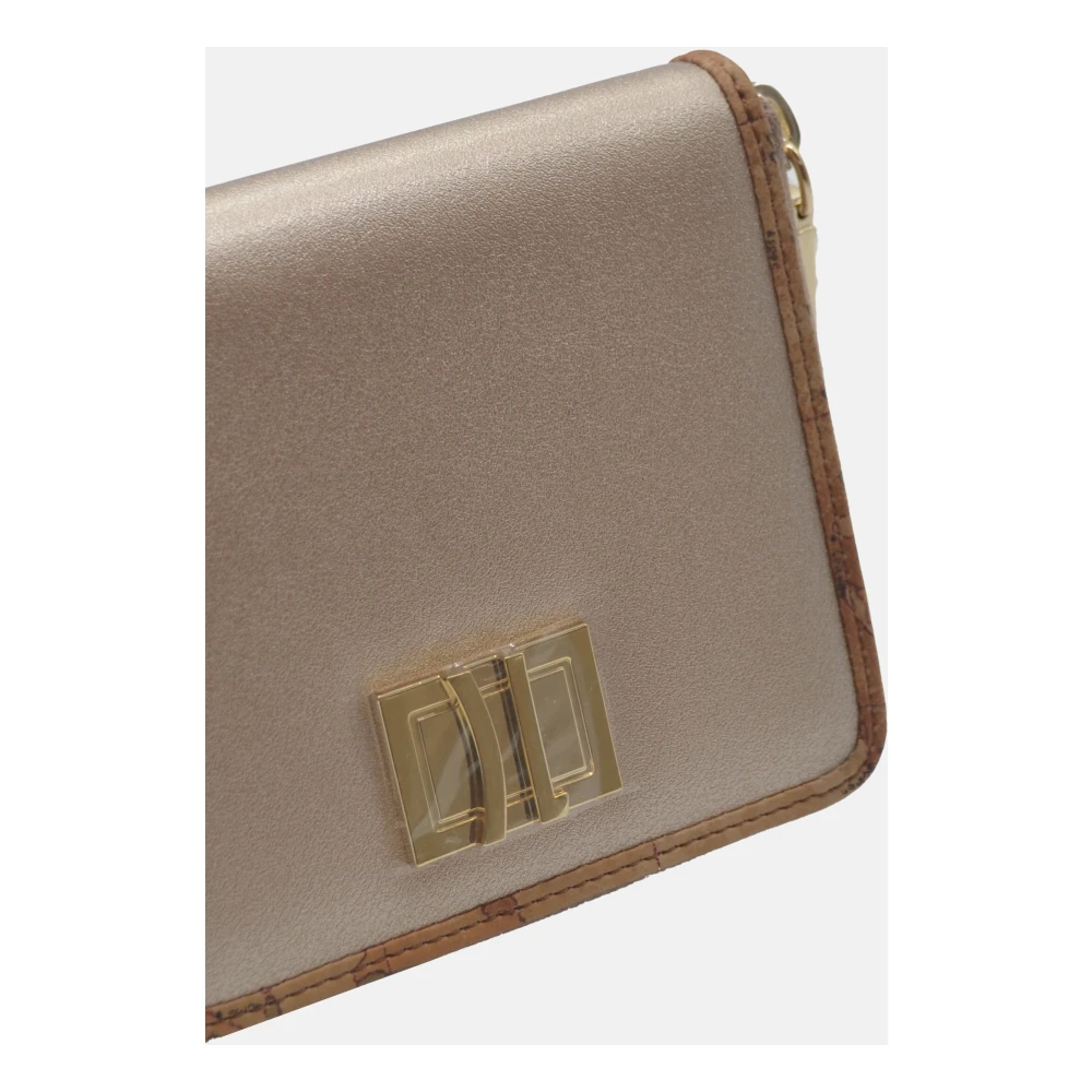 Alviero Martini 1a Classe Stijlvolle Portemonnee voor Mannen en Vrouwen Beige Dames