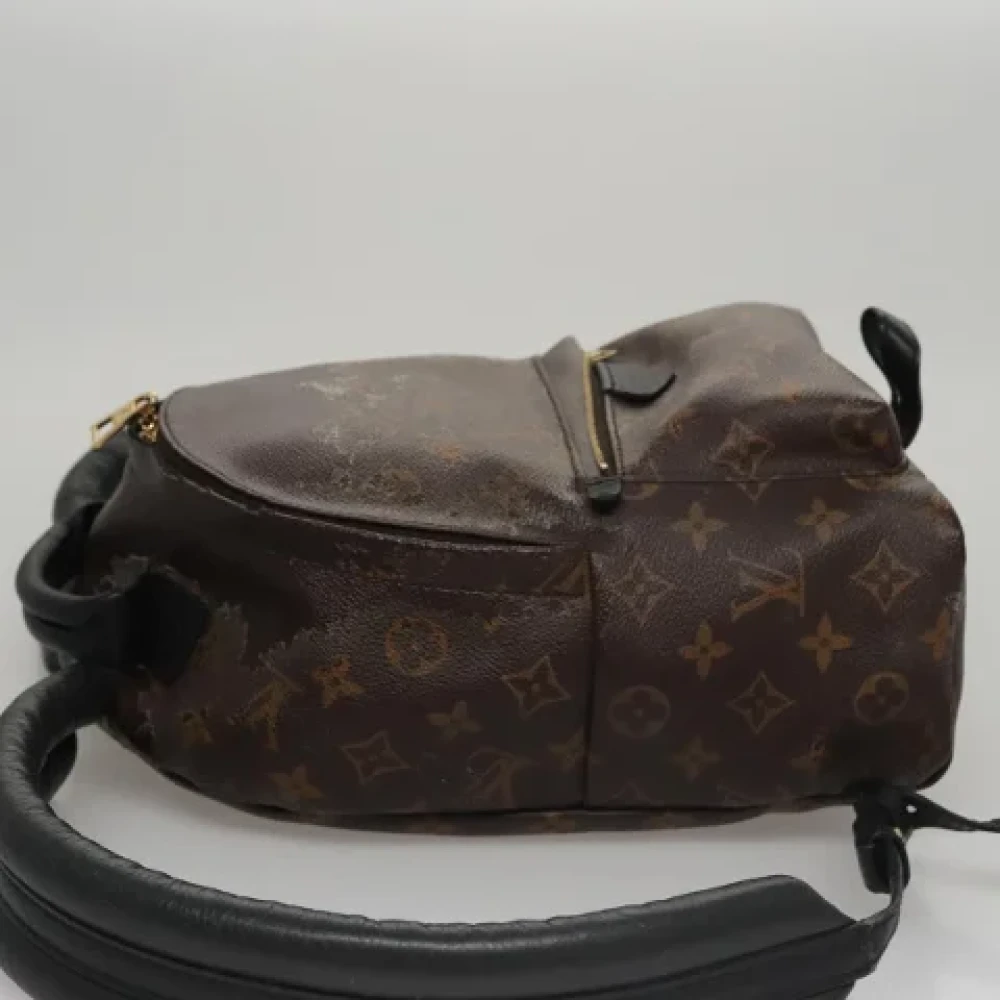 Louis Vuitton Vintage Pre-owned Canvas backpacks Brown Dames