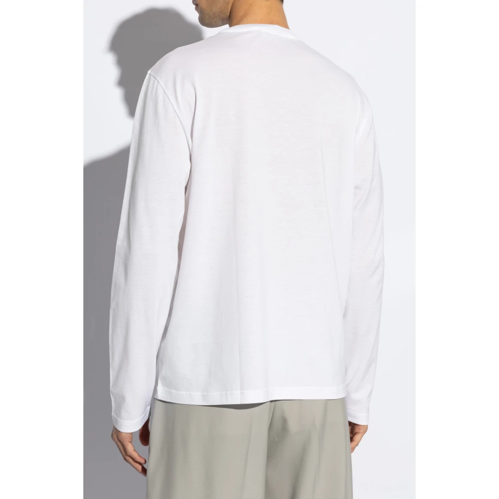 Brioni Lange mouw T-shirt White Heren