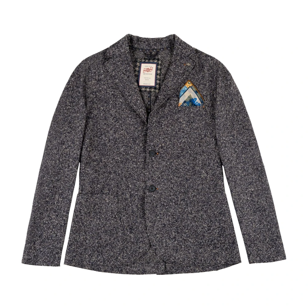BOB Stijlvolle Jas Blue Heren
